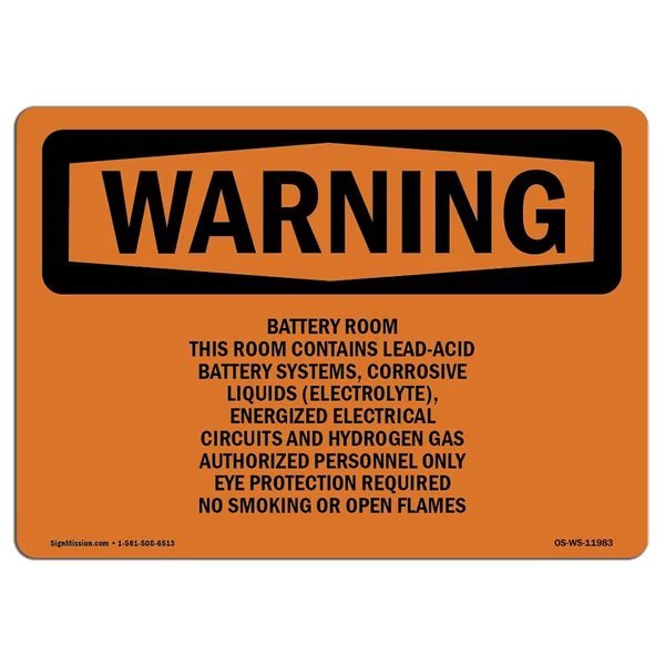 OSHA Warning Sign, 7